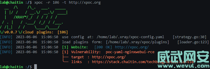 在野0day捕获｜nginxWebUI runCmd远程命令执行漏洞（含漏洞检测工具）-威武网安